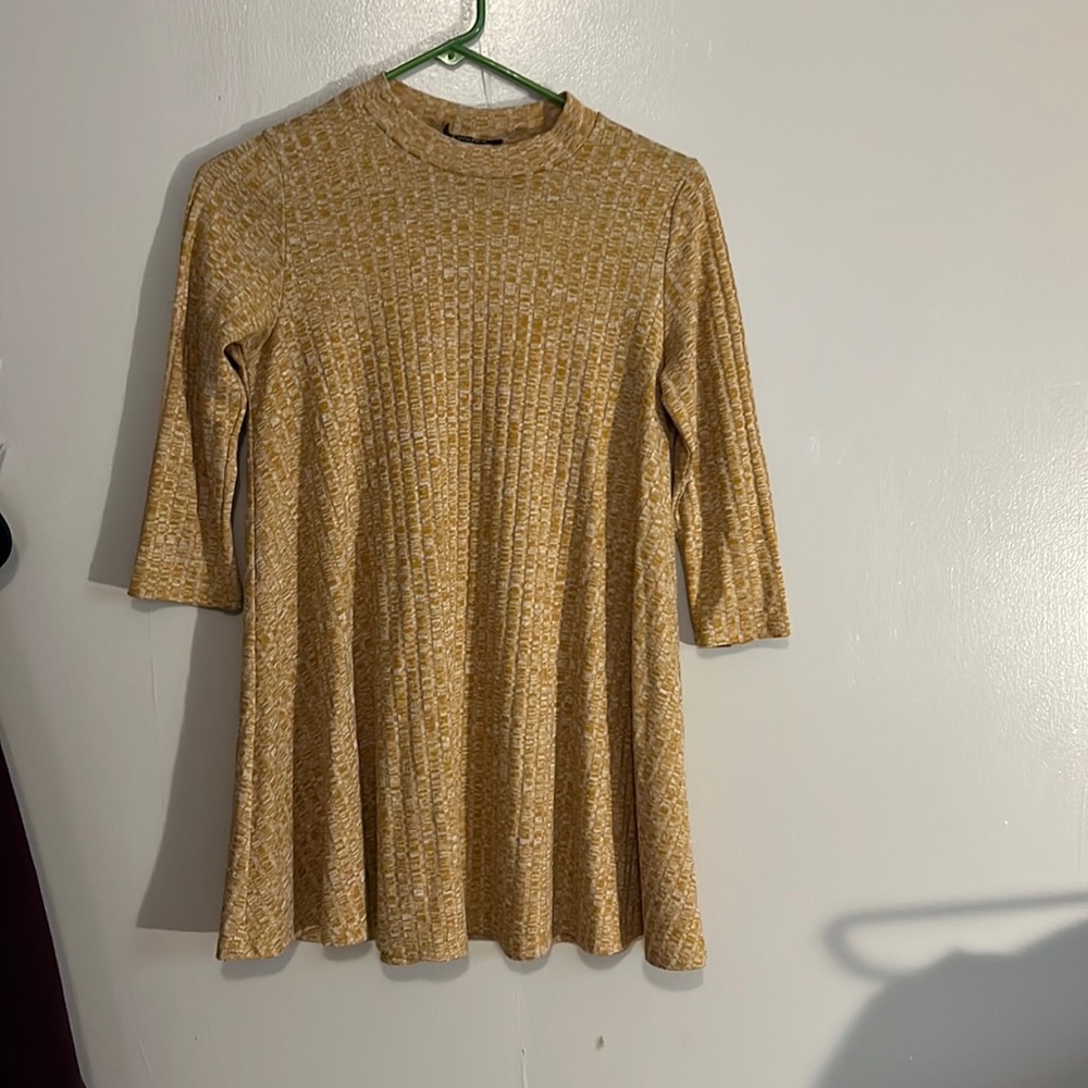 Mustard tunic top